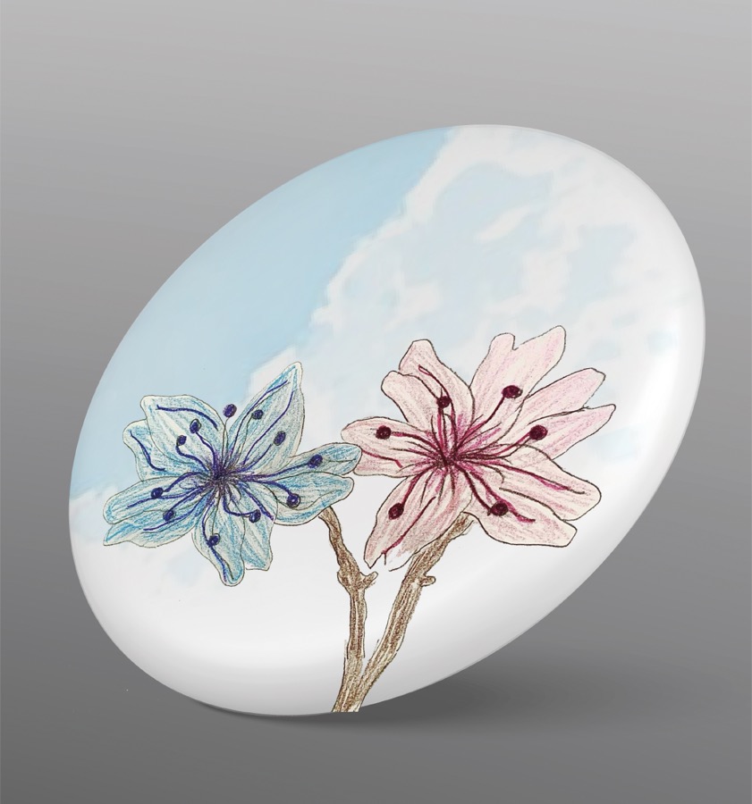 Perdidos en Tokio · ilustración de flores de cerezo